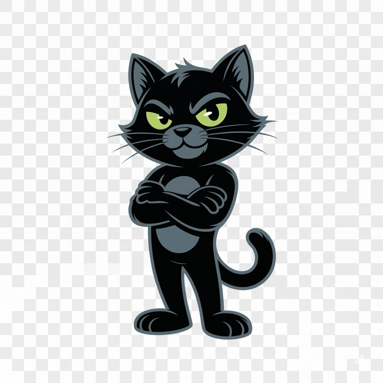 Toxicframes cat mascot